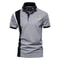 Mens Patchwork Polo Shirt For Summer Casual Wear 12