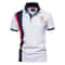 Mens Patchwork Polo Shirt For Summer Casual Wear 3