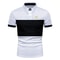 Mens Patchwork Polo Shirt For Summer Casual Wear 5