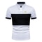 Mens Patchwork Polo Shirt For Summer Casual Wear 8