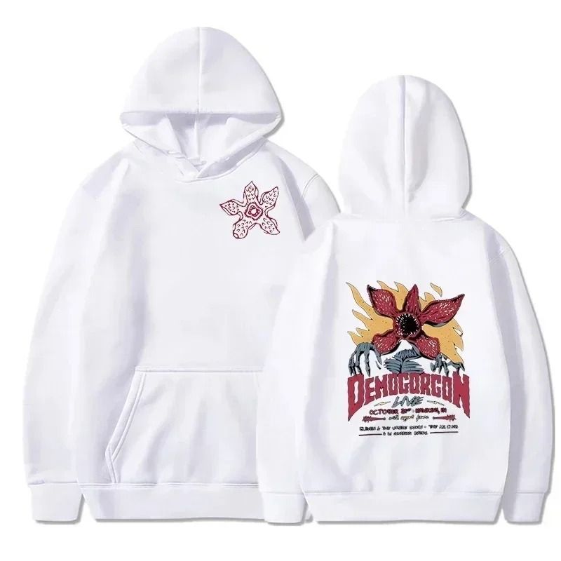 Mens Printed Pattern Hooded Sweatshirt For Spring Streetwear Style 3