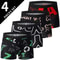 Mens Printed Underwear Boxer Shorts Pack In Plus Sizes 12