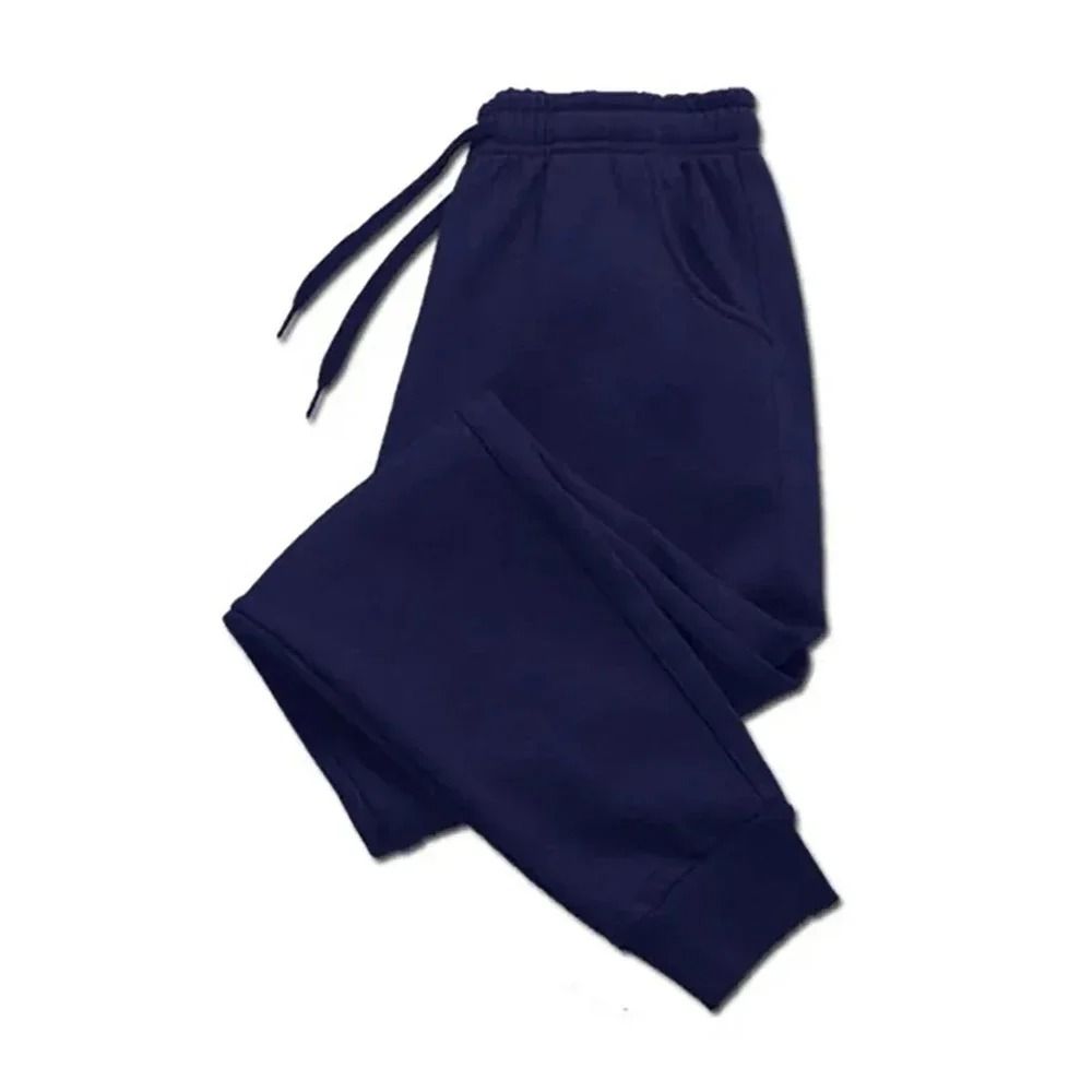 Mens Fleece Sweatpants Winter Joggers Soft Warm Workout Pants 1