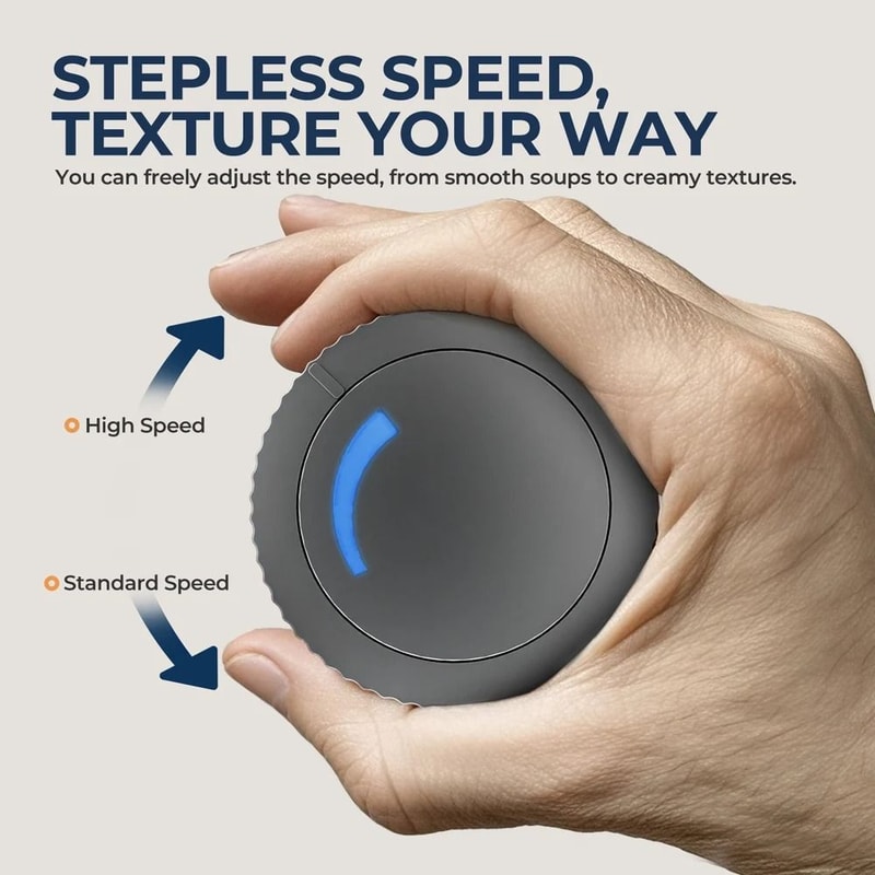 Hand Immersion Blender 1000W Stainless Steel Stick Mixer With Beaker Processor And Whisk 3