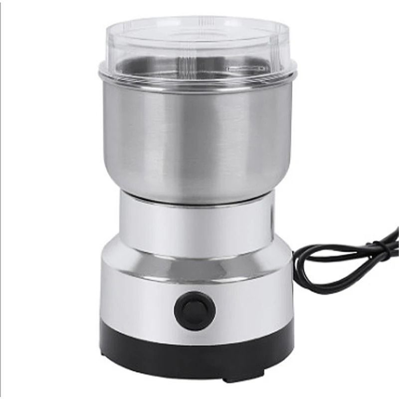 Mini Electric Grinder 300ml Stainless Steel Dry Food Coffee And Spice Pulverizer With 4 Blades 0