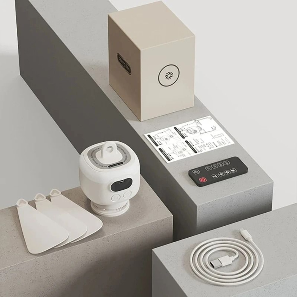 Rechargeable Ceiling Fan With Removable Blades And LED Light For Indoor And Outdoor Use 6