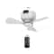 Rechargeable Ceiling Fan With Removable Blades And LED Light For Indoor And Outdoor Use 7