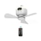 Rechargeable Ceiling Fan With Removable Blades And LED Light For Indoor And Outdoor Use 7