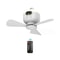 Rechargeable Ceiling Fan With Removable Blades And LED Light For Indoor And Outdoor Use 8