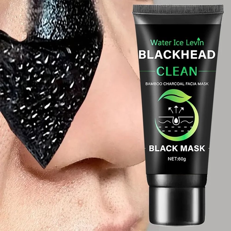 Bamboo Charcoal Fiber Mask For Blackhead Removal And Deep Cleansing 0