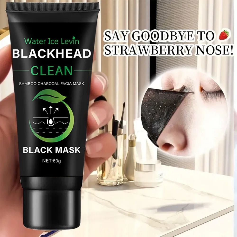 Bamboo Charcoal Fiber Mask For Blackhead Removal And Deep Cleansing 1