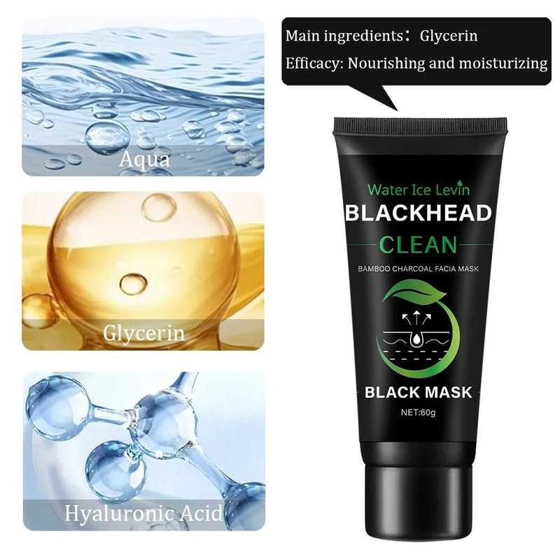 Bamboo Charcoal Fiber Mask For Blackhead Removal And Deep Cleansing 3