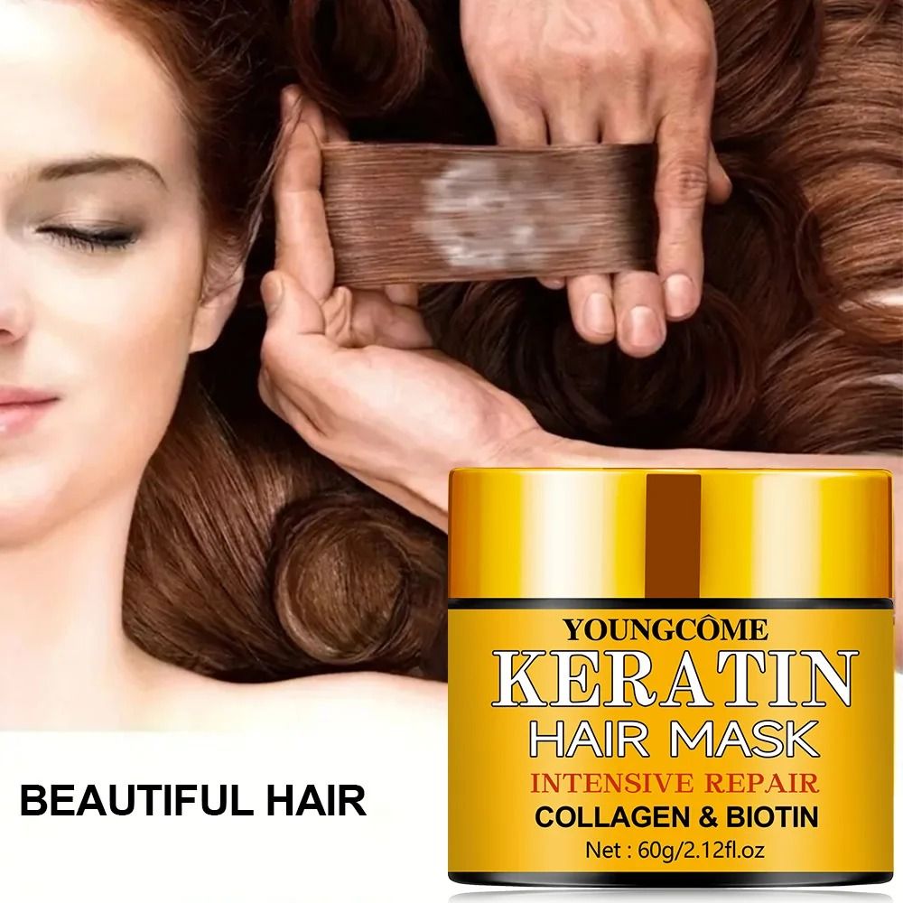 Hair Repair Mask With Biotin Collagen And Keratin For Dry And Damaged Hair 0