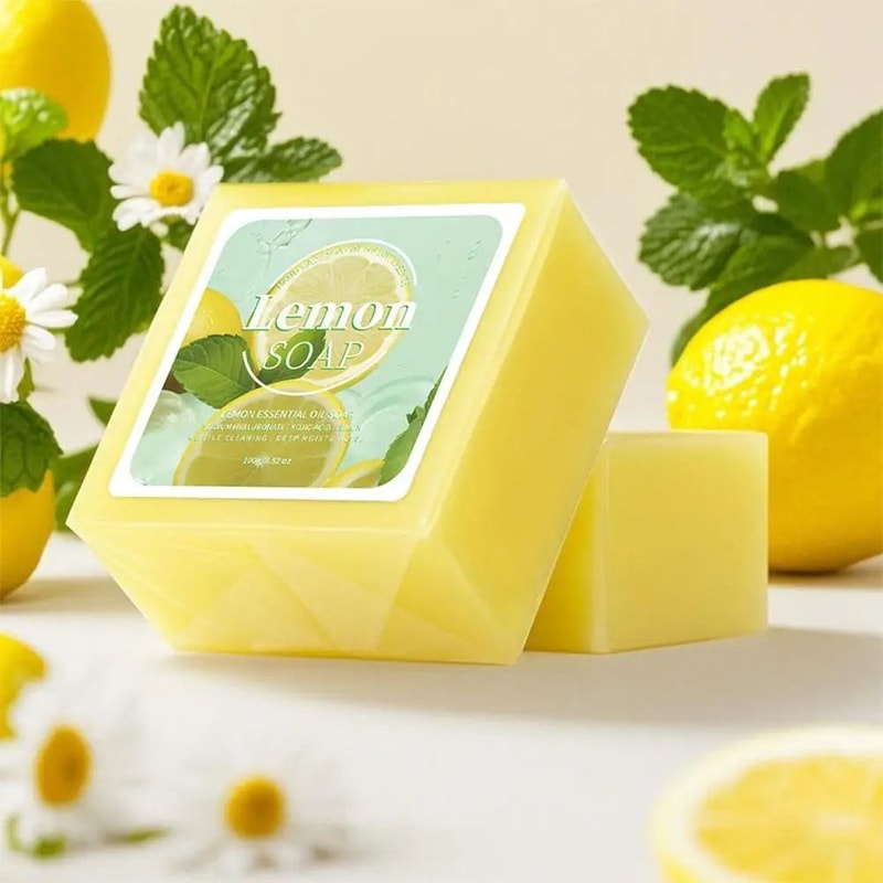 Turmeric Rose Natural Cleansing Soap With Essential Oils For Smooth And Bright Skin 2