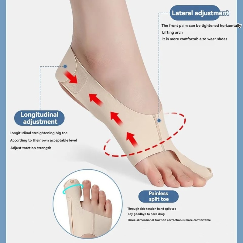 Toe Valgus Corrector With Adjustable Support For Comfortable Daily Wear 3
