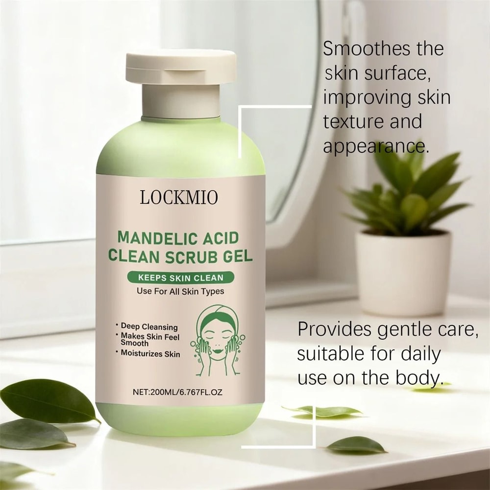 Mandelic Acid Exfoliating Gel For Smooth Bright Skin Deep Cleansing And Texture Renewal 3