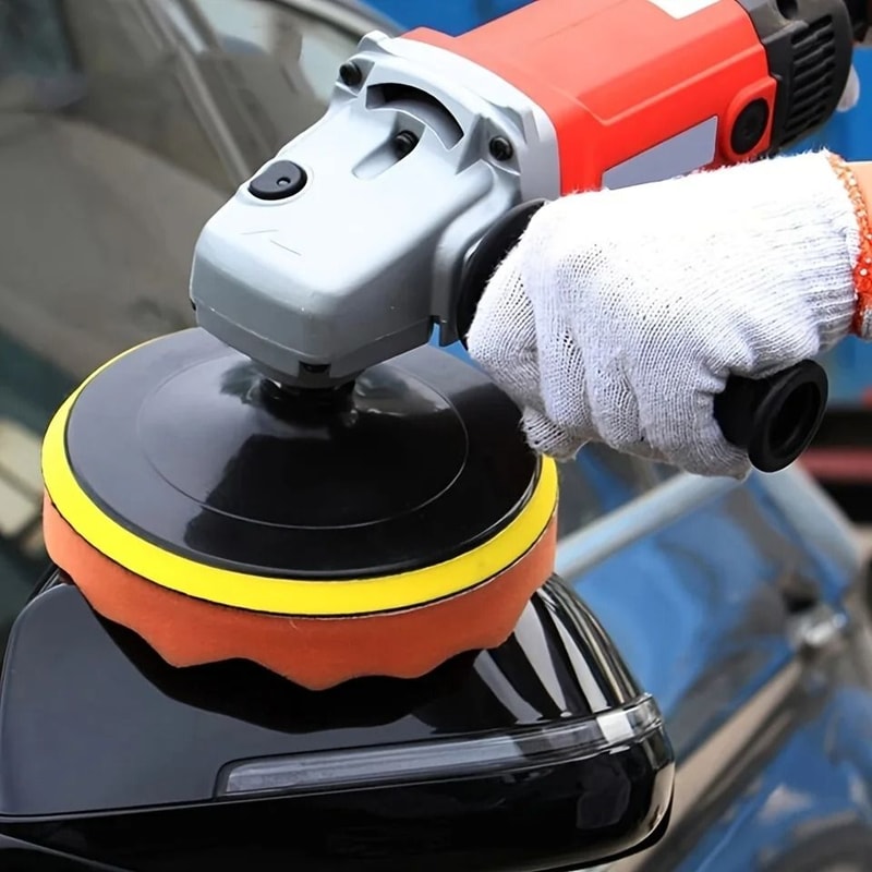 Car Polishing Pad Set With Drill Adapter 1