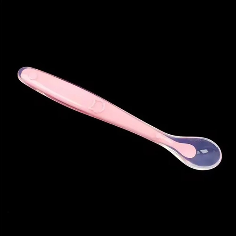 Soft Silicone Baby Feeding Spoon 9