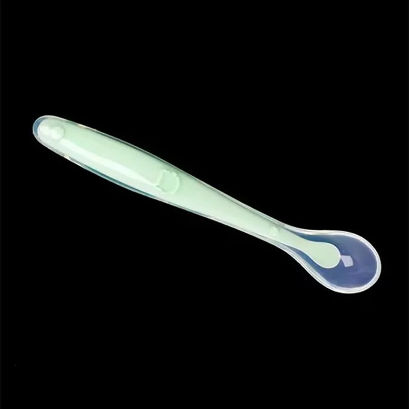 Soft Silicone Baby Feeding Spoon 7
