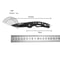 Stainless Steel Folding Pocket Knife With Keychain Clip 5