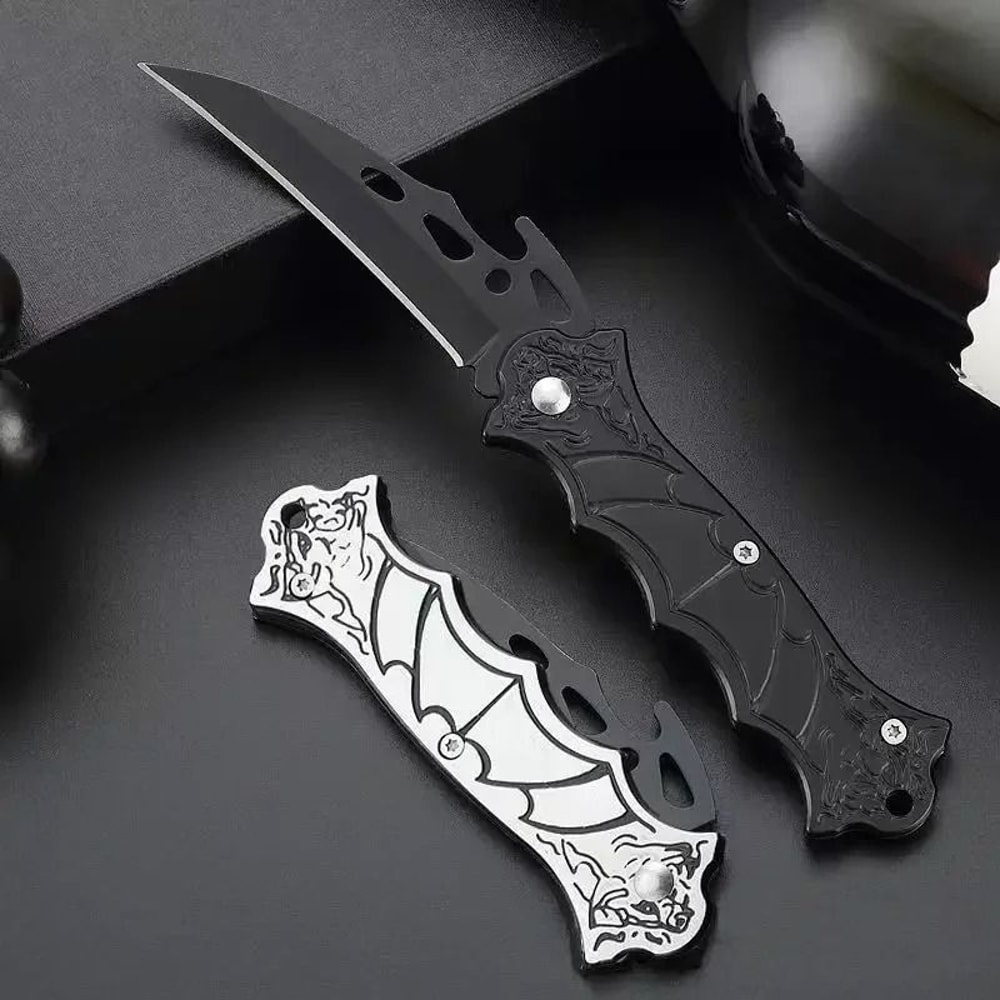 Portable Folding Pocket Knife With Keychain Clip 1