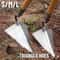 Small Tip Triangular Garden Hoe For Weeding And Soil Turning 0