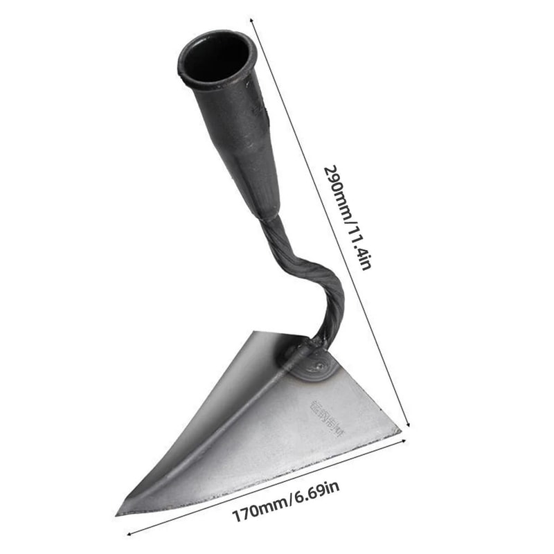 Small Tip Triangular Garden Hoe For Weeding And Soil Turning 6