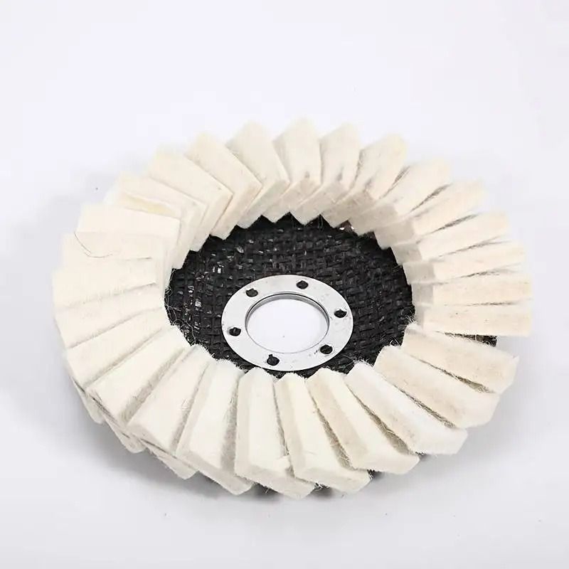 Wool Felt Polishing Disc Set For Angle Grinders 3 Piece 4