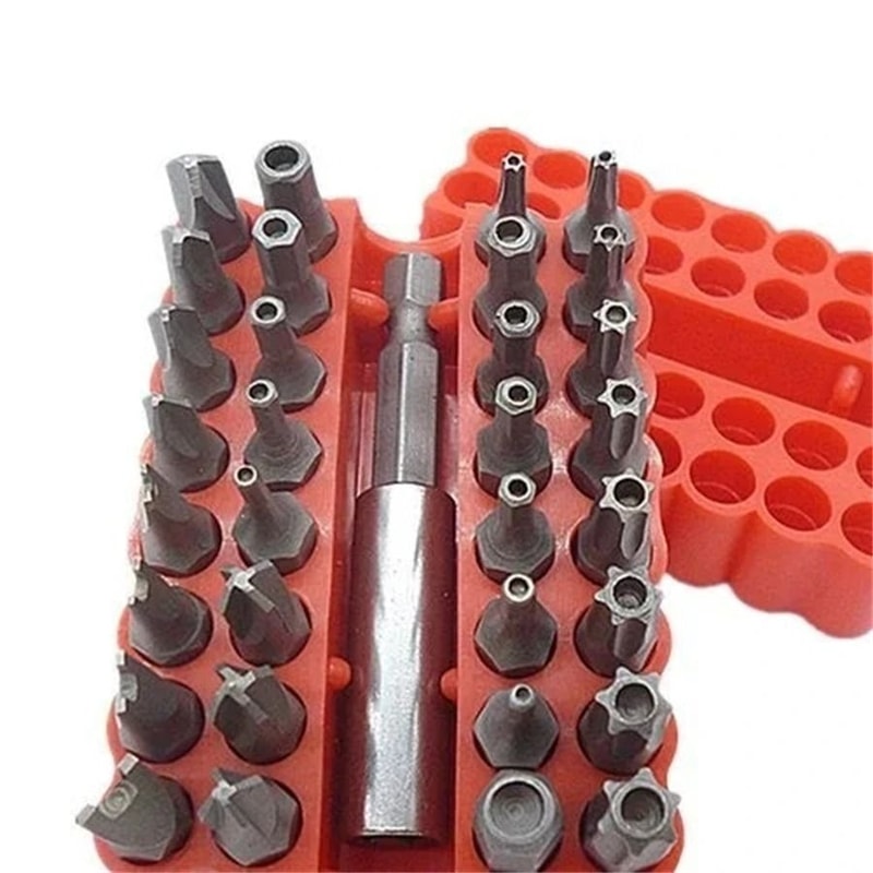 33 Piece Security Bit Set With Magnetic Bit Holder 2