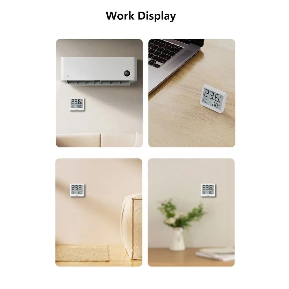 Digital Indoor Thermometer And Humidity Meter With LCD Display 2