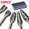 10 Piece Tungsten Carbide Burr Set For Rotary Tools 0