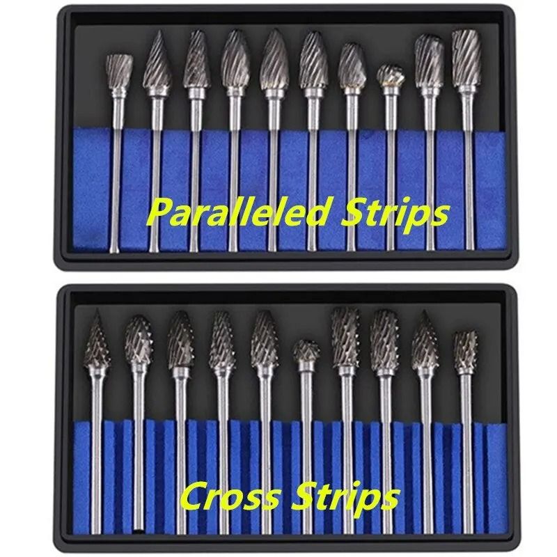 10 Piece Tungsten Carbide Burr Set For Rotary Tools 1