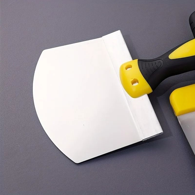 Arc Shape Stainless Steel Putty Scraper With Ergonomic Handle 5