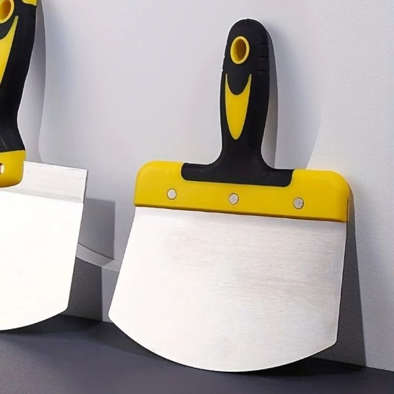 Arc Shape Stainless Steel Putty Scraper With Ergonomic Handle 6
