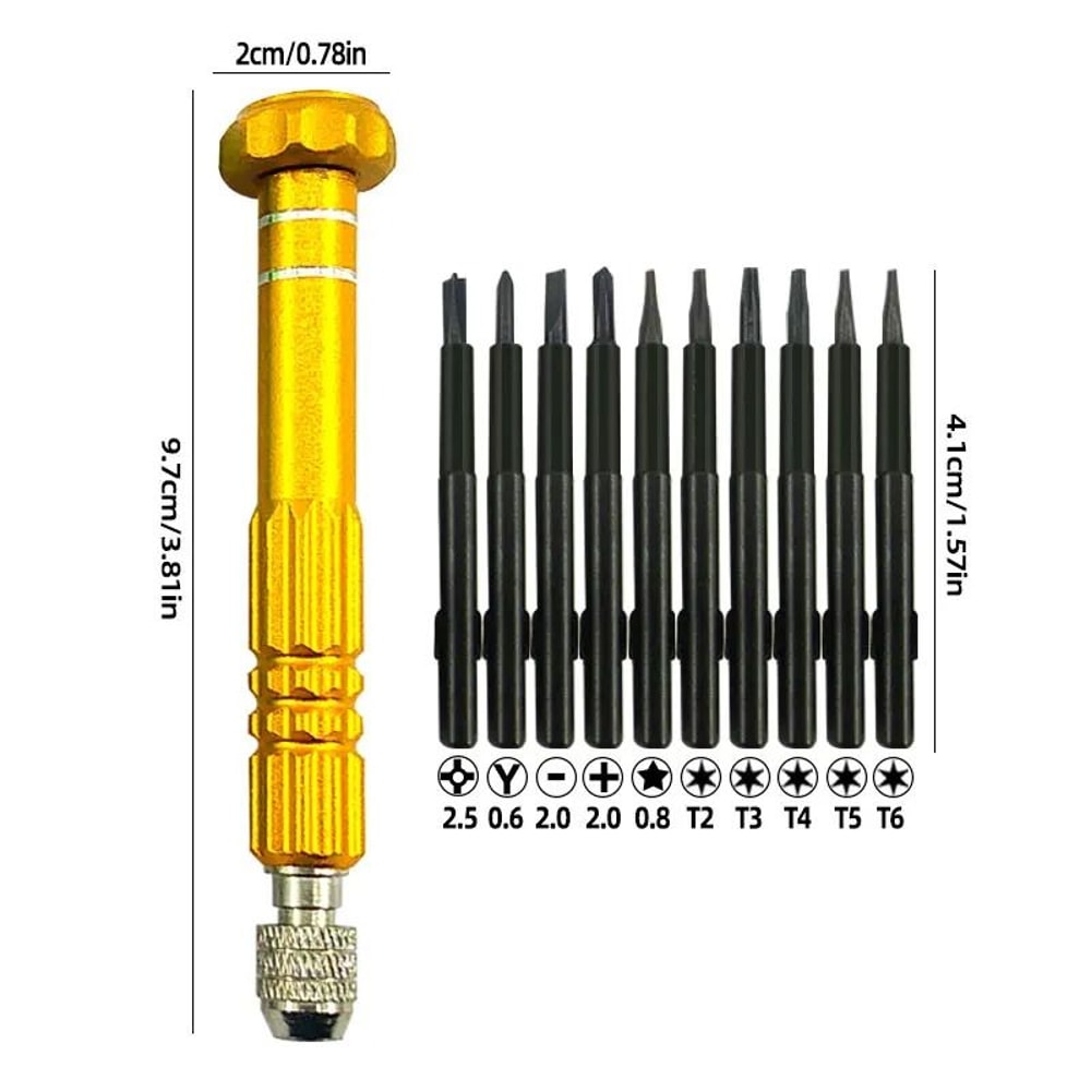 10 In 1 Precision Screwdriver Set For Electronics And Small Device Repair 9