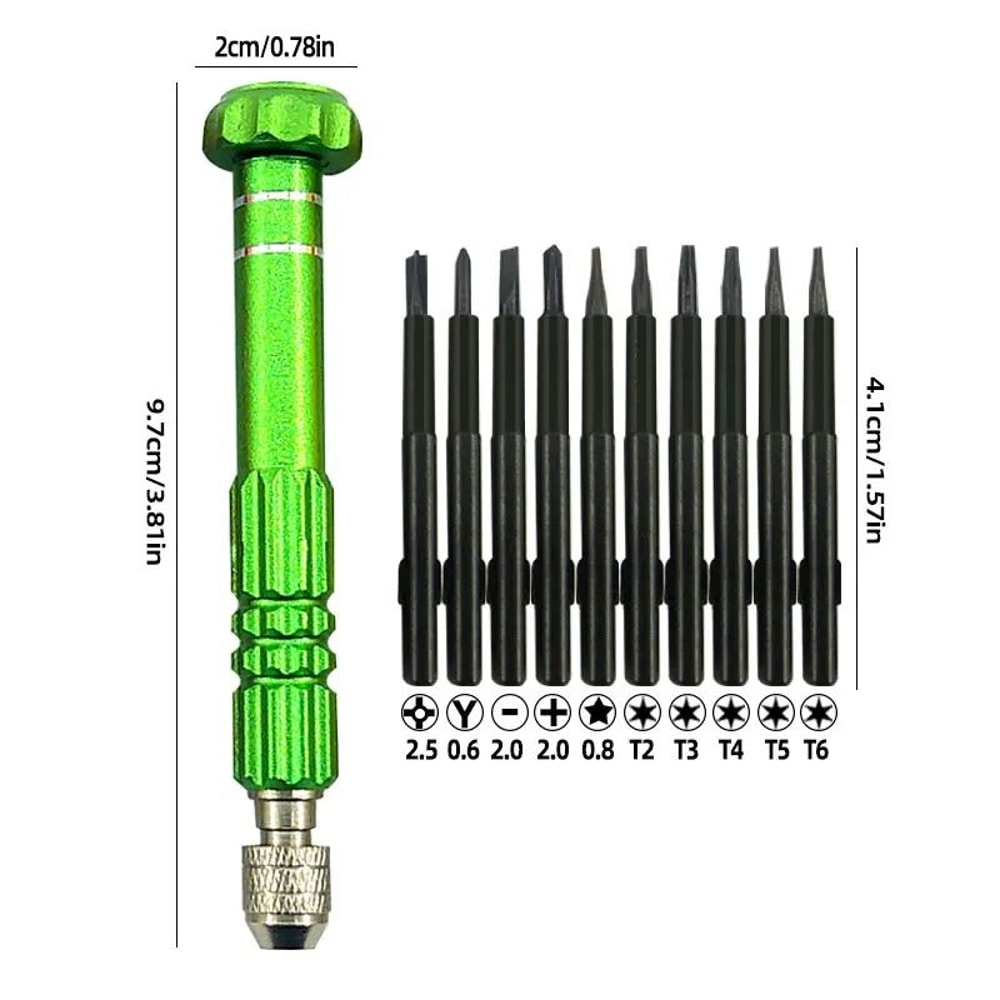 10 In 1 Precision Screwdriver Set For Electronics And Small Device Repair 10