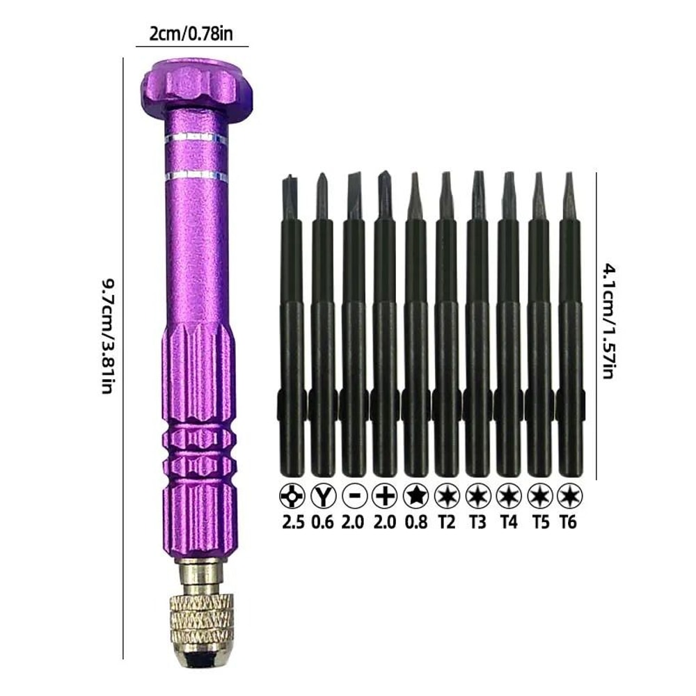 10 In 1 Precision Screwdriver Set For Electronics And Small Device Repair 11
