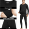 2pcs Mens Solid Color Thermal Underwear Set For Fall And Winter 4