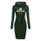 Womens Slim Hoodie Dress With Long Sleeves And Casual Fit 9