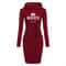 Womens Slim Hoodie Dress With Long Sleeves And Casual Fit 11