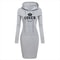 Womens Slim Hoodie Dress With Long Sleeves And Casual Fit 6