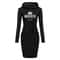 Womens Slim Hoodie Dress With Long Sleeves And Casual Fit 7