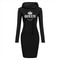 Womens Slim Hoodie Dress With Long Sleeves And Casual Fit 7