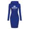 Womens Slim Hoodie Dress With Long Sleeves And Casual Fit 8