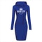Womens Slim Hoodie Dress With Long Sleeves And Casual Fit 8