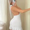 Womens Halter Backless Casual Party Dress 1