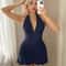 Womens Halter Backless Casual Party Dress 7