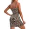 Leopard Lace Slit Dress For Evening And Summer Wear 4