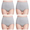 High Waist Cotton Panties For Women 4 Piece Slimming Comfort Set 12