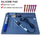 Silicone Soldering Mat With Heat Insulation And Magnetic Work Areas 0